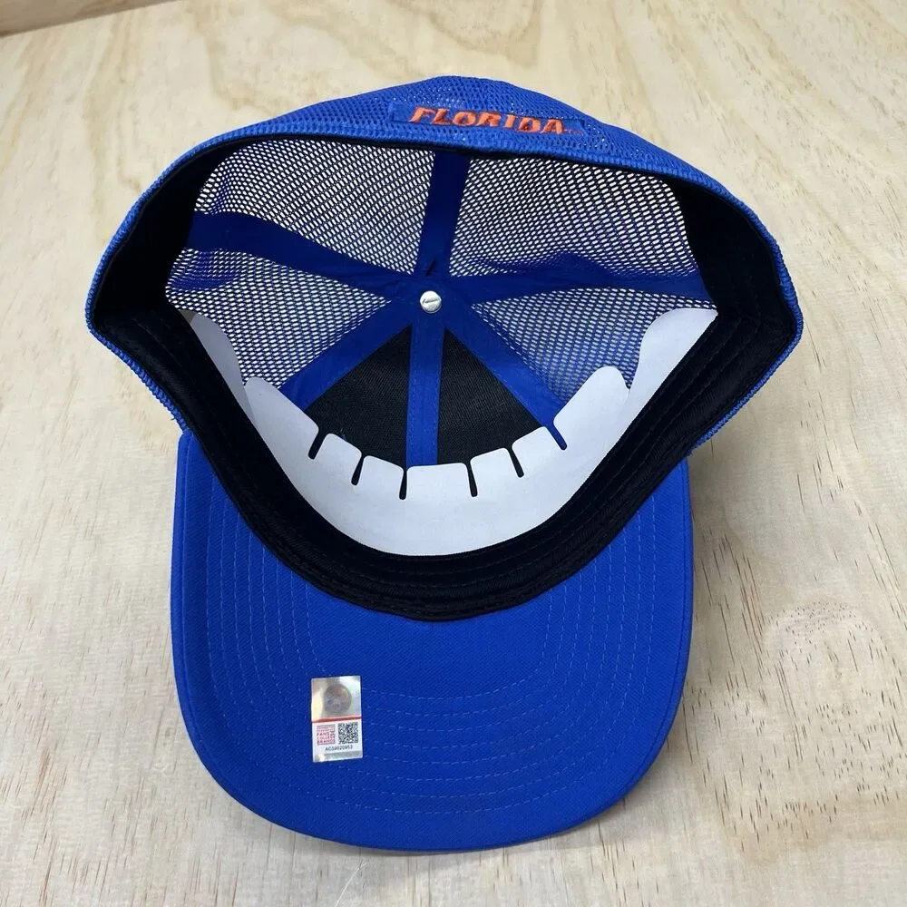 NEW M/L Florida Gators Nike Legacy 91 Mesh Swoosh Flex Fit 2.0 Cap Hat Blue